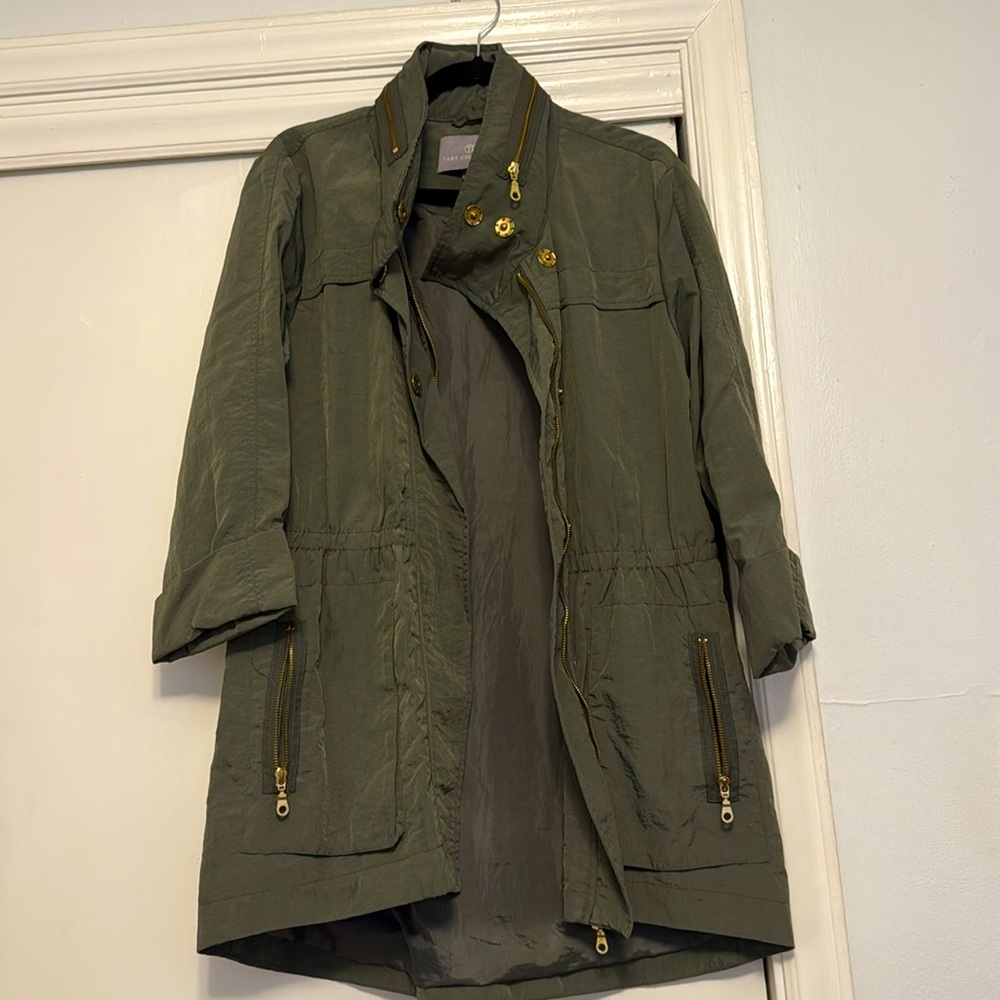 Tart Collections Green Anorak Rain Coat L